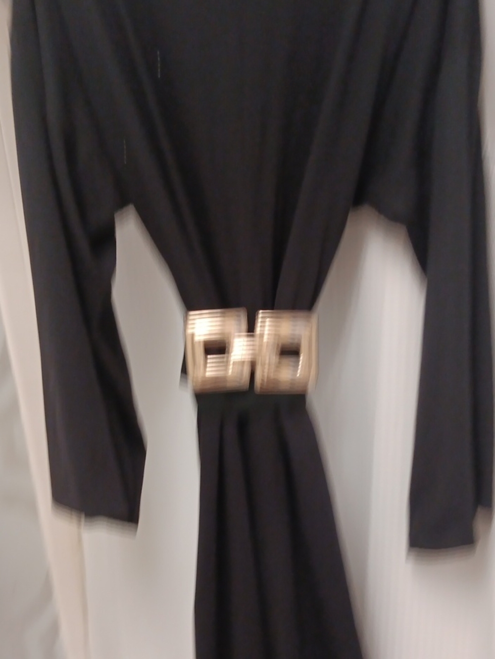 Black Women’s Jumpsuit  - belt not included
